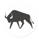 Bull Sticker