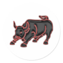 Bull Stickers