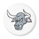 Bull T Shirt | Custom Angry Bull Head T Shirt Magnets