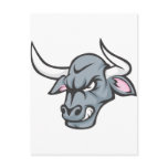 Bull T Shirt | Custom Angry Bull Head T Shirt postcards