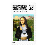 Bull Terrier 1 - Mona Lisa postage