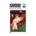 Bull Terrier 1 - Seated Angel Stamp