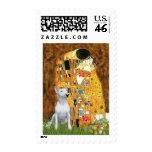 Bull Terrier 1 - The Kiss Postage Stamp
