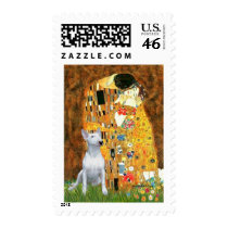 Bull Terrier 1 - The Kiss Postage Stamp