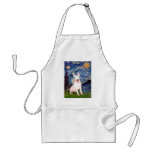 Bull Terrier 4 - Starry Night (Vert) Aprons