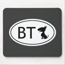 Bull Terrier Abbreviation - BT mousepads