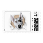 Bull Terrier (American) Busting Out - Customized postage