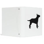 Bull terrier vinyl binder