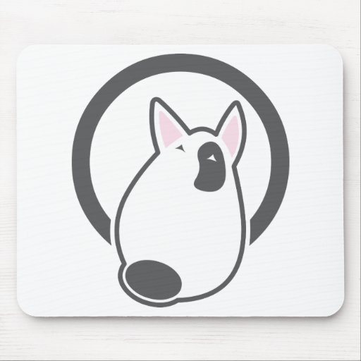 Bull Terrier - bully_illu_3c Mouse Pad
