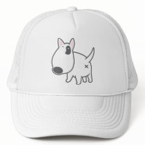 Bull Terrier - bully_illu_bruno_3c Trucker Hats
