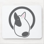 Bull Terrier - bully_illu_bruno_3c Mousemat