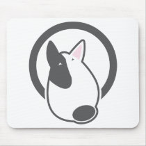 Bull Terrier - bully_illu_bruno_3c mousepads by piXelkaiser Bull Terrier - bully_illu_bruno_3c mousepads