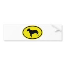Bull Terrier Bumper Sticker