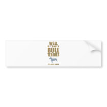 Bull Terrier Bumper Stickers