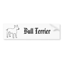 Bull Terrier bumper sticker bumper stickers by ritmoboxer Bull Terrier bumper sticker bumper stickers