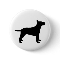 Bull terrier pin
