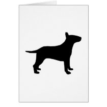 Bull terrier cards