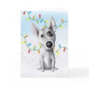 Bull Terrier Christmas cards