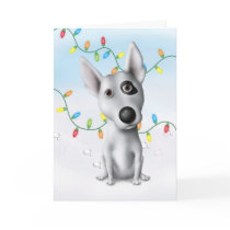 Bull Terrier Christmas cards