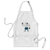 bull terrier dog  fight aprons