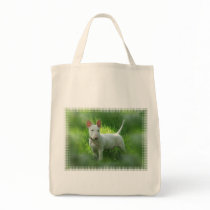 Bull Terrier Grocery Tote Bag