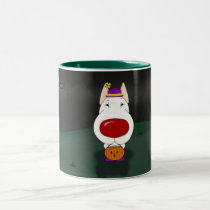 Bull Terrier Halloween mugs