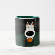 Bull Terrier Halloween mugs