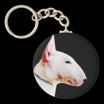 Bull Terrier keychain keychains