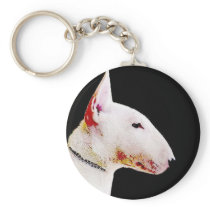 Bull Terrier keychain