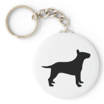Bull terrier keychains