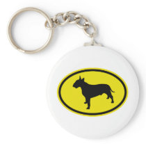 Bull Terrier Key Chain