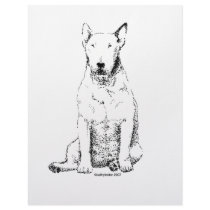 Bull Terrier Letterhead