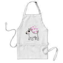 Bull Terrier Love Apron