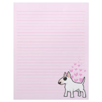 Bull Terrier Love Letterhead