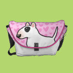 Bull Terrier Love Courier Bags