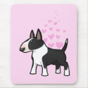 Bull Terrier Love mousepad