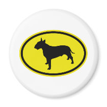 Bull Terrier Fridge Magnets