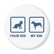 Bull Terrier Fridge Magnets