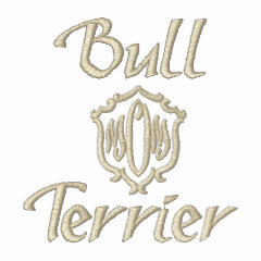 Bull Terrier Mom Gifts embroidered shirt
