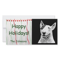 Bull Terrier Photo Card