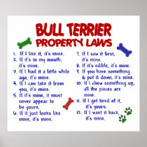 BULL TERRIER PL2 POSTER