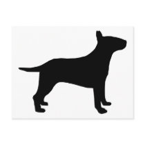 Bull terrier postcards