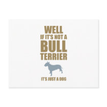 Bull Terrier Postcard
