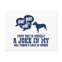 Bull Terrier Post Card