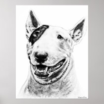 Bull Terrier Print