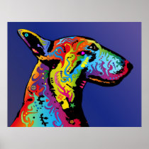 Bull Terrier Print