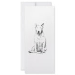 Bull Terrier Full Color Rack Card