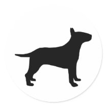 Bull terrier sticker