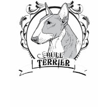 Bull Terrier T-shirt by petshirts Bull Terrier T-shirt