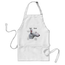 Bull Terrier (wht) History Design Aprons